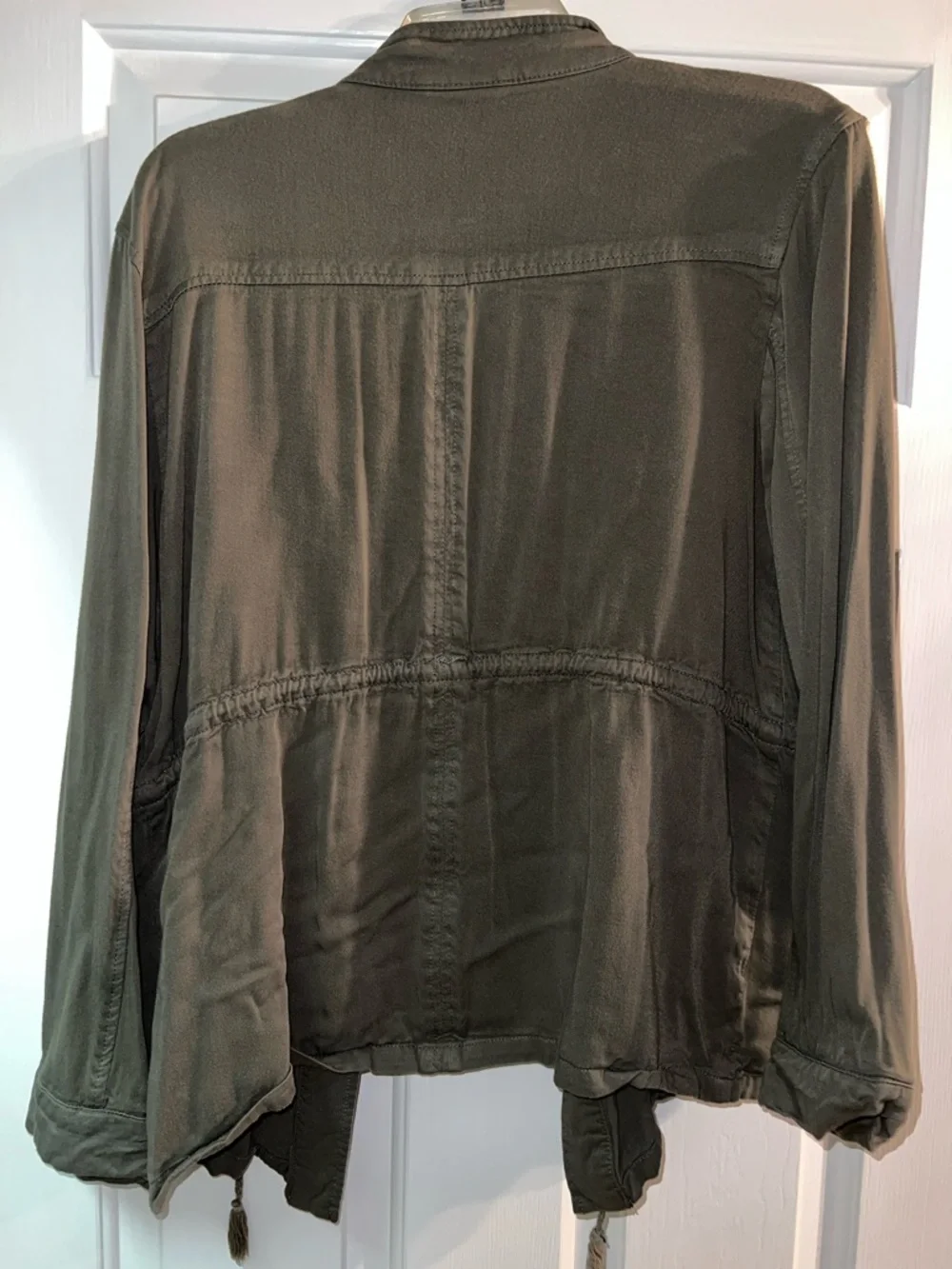 H&M Olive Green Utility Jacket with Gold Hardware - Picture 4 of 4